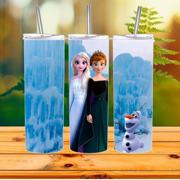 Disney Frozen 20 Oz Stainless Steel Tumbler - Picture 1 of 2